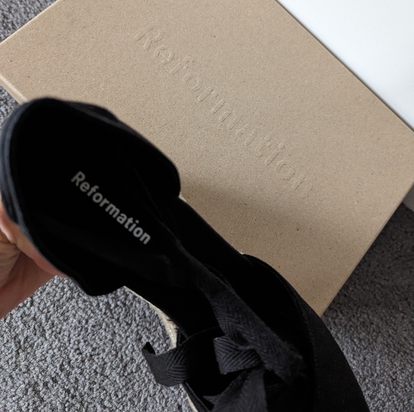 Reformation Camilla Wedge Espadrille. Size 7. - Picture 8 of 8